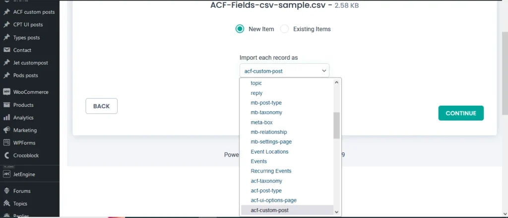 polylang import and export ACF custom post types