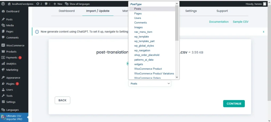 polylang supported modules
