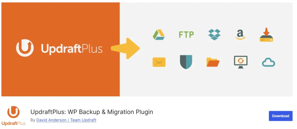 backup migration updraftplus plugin