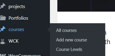 wordpress-courses-custom-post-type-menu