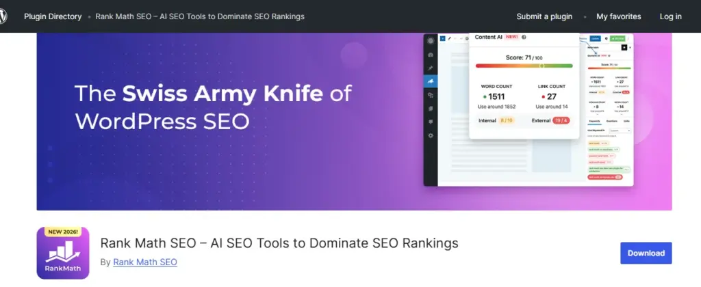 rankmath seo plugin