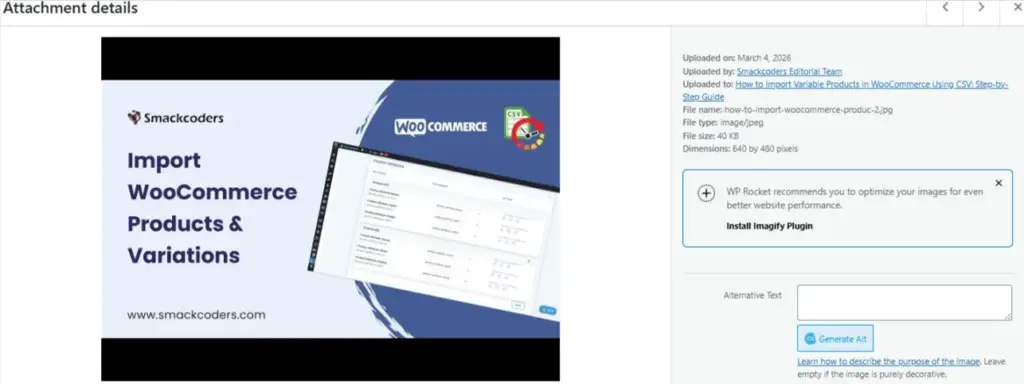 wordpress media library